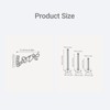 BCMON G23 Titanium LOVE Script CZ Flat Back Cartilage Stud
