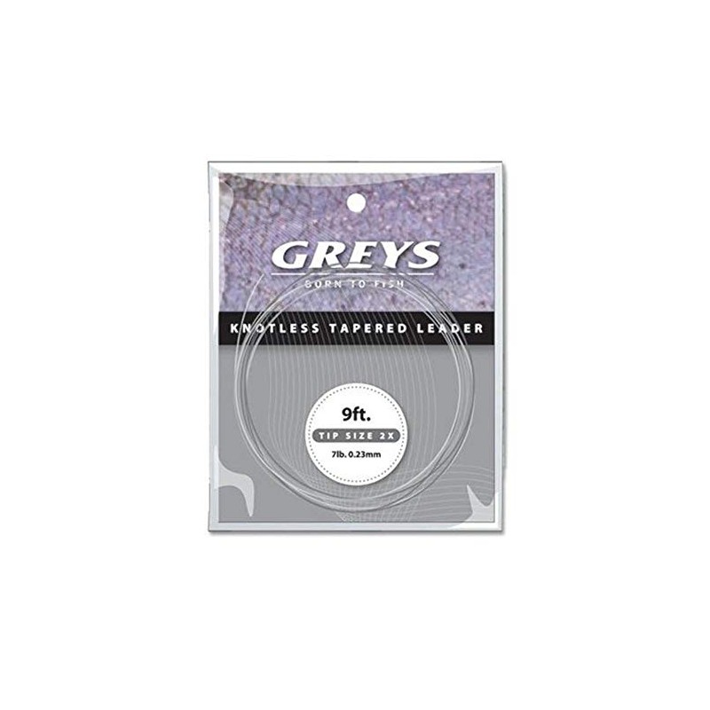 Greys Knotless Tapered Leaders 9ft/7lb