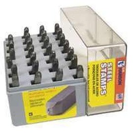 New Ch Hanson 20300 Usa Made 1/4" Steel Letters Stamp Marking Set