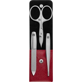 Zwilling Twinox Manicure-Etui aus Rindleder, 3-tlg.