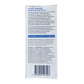 CeraVe Hydrating Hyaluronic Acid Serum 1 Fl Oz (30ml) MVE DELIVERY TECHNOLOGY !!