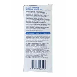 CeraVe Hydrating Hyaluronic Acid Serum 1 Fl Oz (30ml) MVE DELIVERY TECHNOLOGY !!