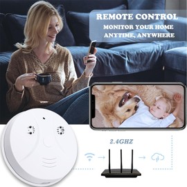 Security Nanny Camera 1080P WiFi Video Recorder with Motion Detection Night Vision Loop Recording Remote View Indoor Small Video Cam for Home, No Audio