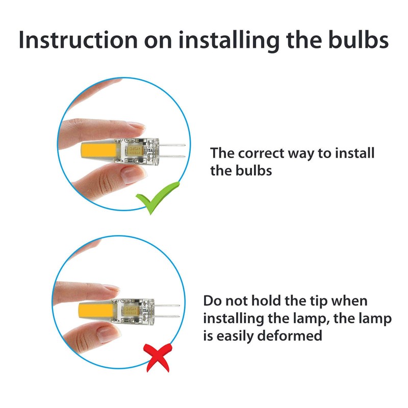 Lxcom Lighting G4 LED Bulb 12V Bi-Pin Base 1.5W LED