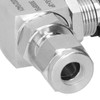Ball Valve Stainless Steel 3Piece Type StraightThrough Ferrule Equipment SS316L