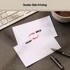 Grid Index Cards 4x6,Double Sided Thick Graph Ruled Notecards, Heavy