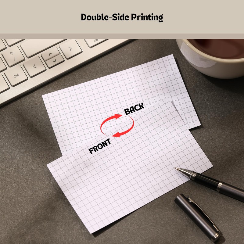 Grid Index Cards 4x6,Double Sided Thick Graph Ruled Notecards, Heavy