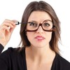 Young21 Rotating Makeup Glasses Magnifying Glasses Cosmetic Folding Glasses Tools