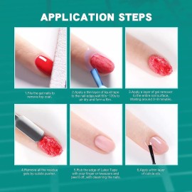 Bestby Gel Quitaesmalte De Uñas - Quitaesmalte De Gel Fácil