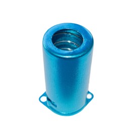 Blue Aluminum Tube Shield For Preamp Vaccum Tubes - 55mm Tall