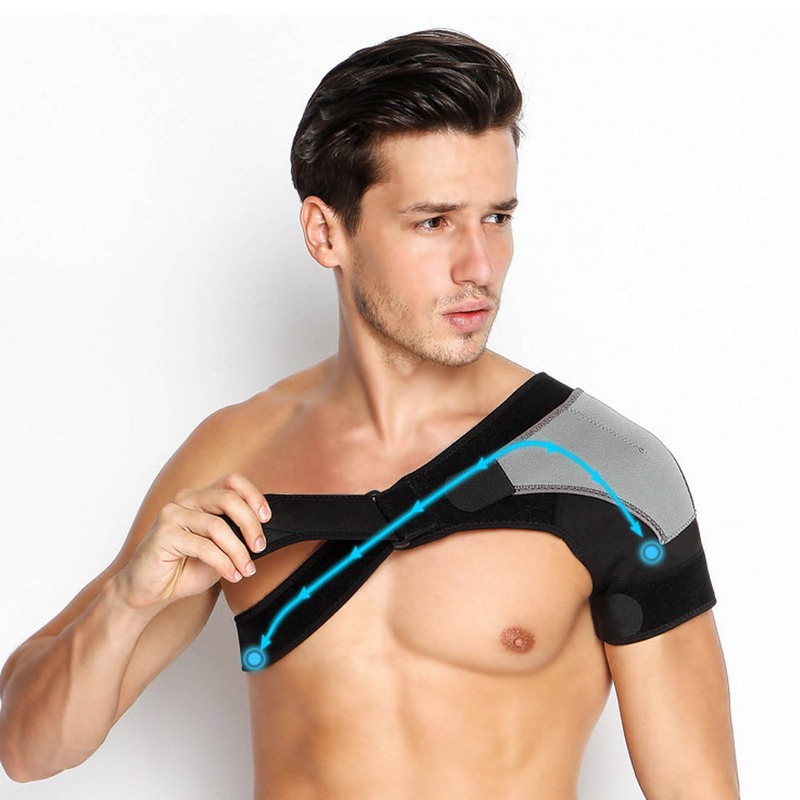 Shoulder Brace Lightweight Adjustable Single Shoulder Support Brace for Muscle