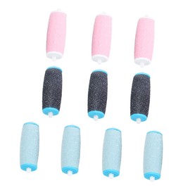 FOMIYES 10pcs Foot Exfoliator Roller Replacement for Dead Skin and Cuticle Removal Ergonomic Design for Home and Salon Use Easy to Install Includes and Colors