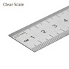 Kozelo 2pcs Stainless Steel Ruler - [8 Inch] Straight Edge