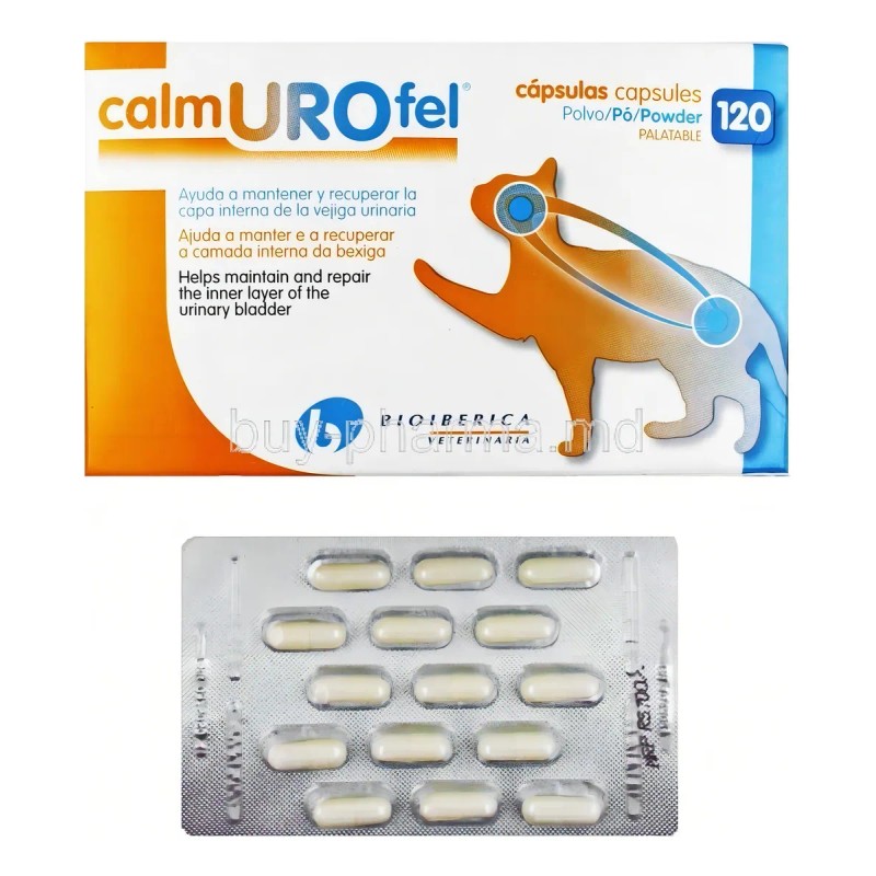 Calmurofel Bioiberica 120 Caps Cistitis Gato Gra