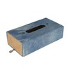 Dulton H20-0155LDM Cover, Fall Double Tissue Box, Light Denim, Height