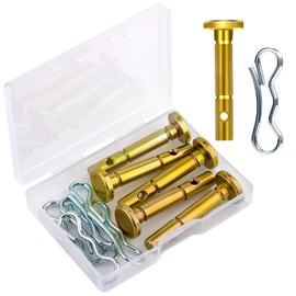 SAVITA 5 Piezas 1,3x0,6x4,1cm Pasador de Seguridad y 5 Piezas Pasadores de Chaveta Repuesto para Cub Cadet 738-04124A 714-04040 Sopladoras de Nieve MTD Craftsman Cub Cadet