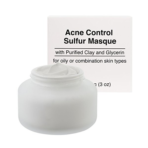 Jolie Acne Control Sulfur Masque W/ Purified Clay & Glycerin - For Oily/Combination Skin