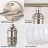 Shenmoyl Bathroom Light Fixtures, 2-Light Vanity Wall Light Over Mirror