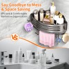 OKEJUNYE Corner Shower Caddy Suction Cup, Shower Shelves Organizer for