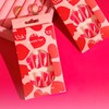 Valentine's Press on Nails Coffin Long Fake Nails Cute Glue