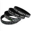 kilofly 12pcs Christian Religious Scripture Bible Verse Rubber Bracelet Wristband