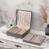 BEWISHOME Necklace Organizer Box Necklace Storage Organizer for Chains, Bracelets
