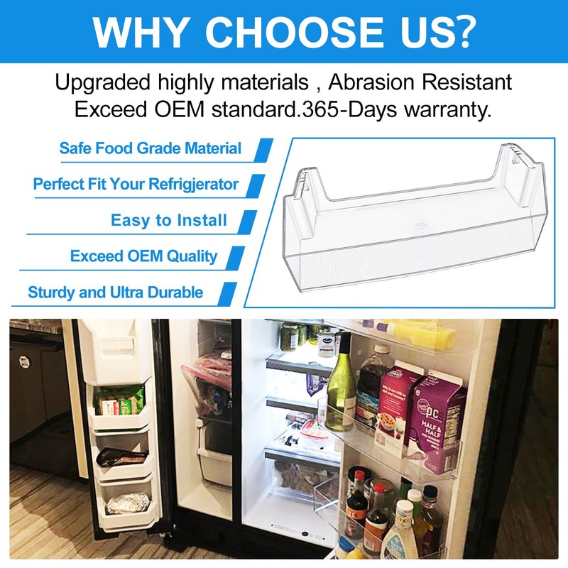 [UPGRADED] W11239961 Refrigerator Door Shelf Replacement Compatible with Whirlpool Refrigerator
