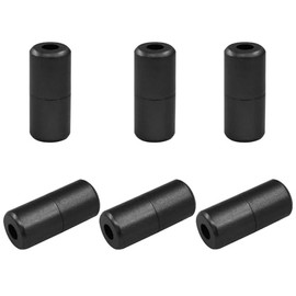 Hitefu 6 Pcs No Tie Shoelace Locks, Elastic Buckle Clasps Tieless Metal Lock, Durable Connector for Sneaker Shoelaces Repair & Hiking Enthusiasts (Black)