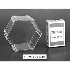 Izumi Kasei Co., Ltd. Display Stand, Hexagonal, 2.4 x 4.7 x 4.1 inches (6 x 11.9 x 10.6 cm)