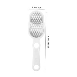 MERRYHAPY Foot Grinder Drill Cracked Toenail Pad Shoes Gel Grater Clippers Foot Sander Pedicure Repair Pumice Manicure Heels Trimmer Foot Scrubber Dead Skin Remover Blade Peel Abs White