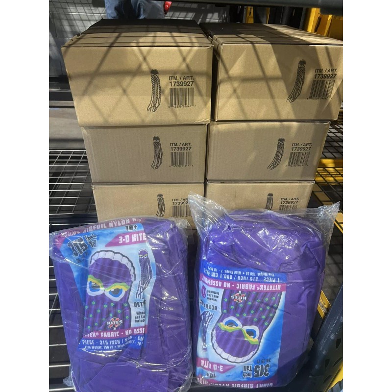 X Kites Giant 315" Octopus Airfoil Nylon Kite For Adults