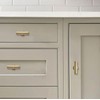 khtumeware 10 Pack 2 Inch 10 Pack Brushed Brass Cabinet
