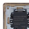 Dimmer Light Switch Stainless Steel Golden Colour Elegant Scratch-Resistant Durable