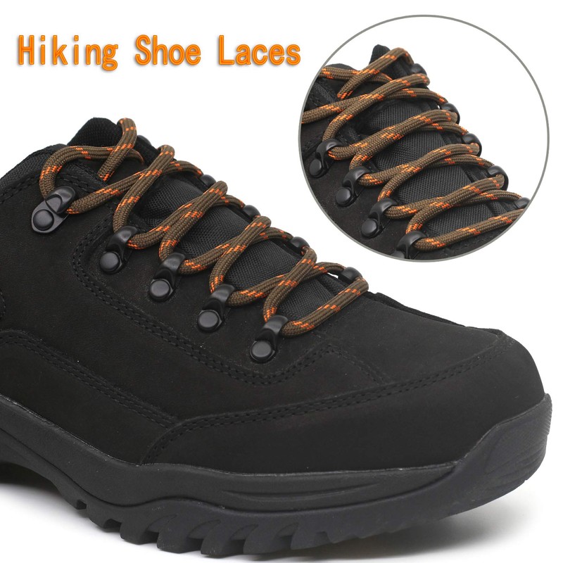DELELE 2 Pair Thick Round Climbing Shoelaces Hiking Shoe Laces