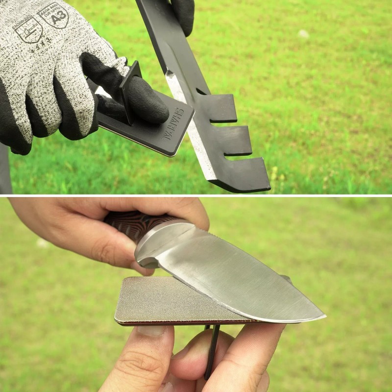 SHARPAL Credit Card Size Diamond Sharpening Stone Pocket Diamond Knife