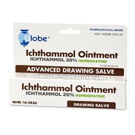Globe Ichthammol Ointment 20% 1 oz Tube - 1 pack