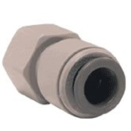 John Guest Female Adaptor 3/8 inch Tube OD x 1/4 FFL Thread (one supplied)