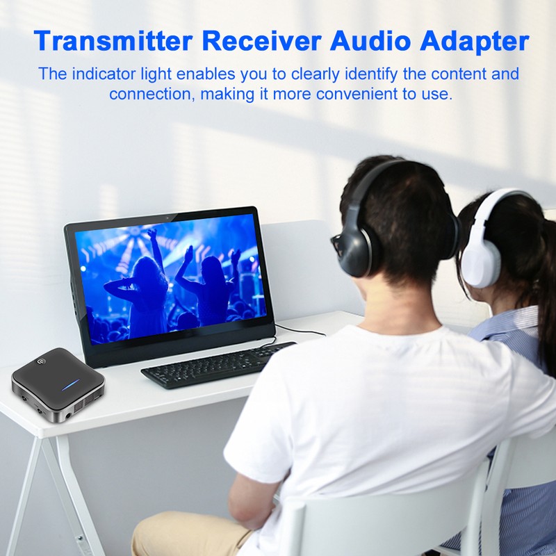 2 in 1 Wireless Bluetooth 5.0 Transmitter Receiver Audio Adapter