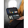 Brookstone - portafolios de viaje con bloqueo RFID, organizador de