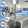 HIGHFIRE 29 Piece HSS Stepped Point Drill Bit Set 1/16"-1/2",