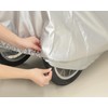Maruto SAN-4950 Car Cover for Three Wheels, Silver