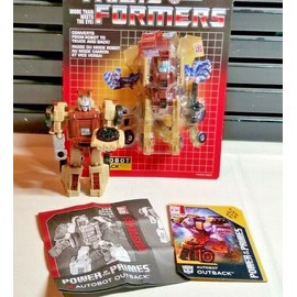 Hasbro 2Transformers Lot: G1 Mini-Bots: Outback Reissue (2018) Outback (2017) Manuel