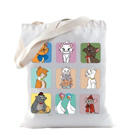 TSOTMO Cat Gift Cartoon Movie Mech Tote Bag For Movie Fans cat Lovers Gift