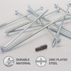 SKIR'CO Pack of 10 Galvanised Steel Wood Screws 6.0 x
