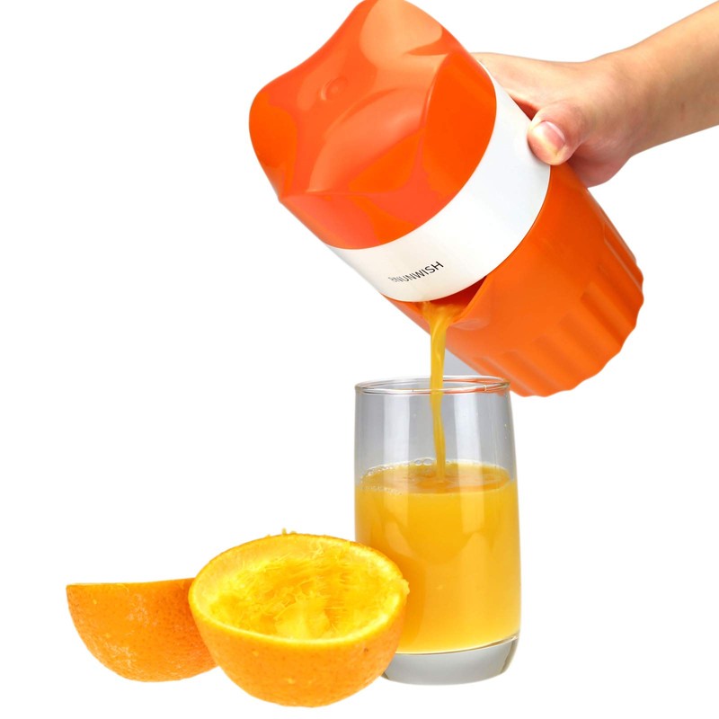Hand Juicer Citrus Orange Squeezer Manual Lid Rotation Press Reamer