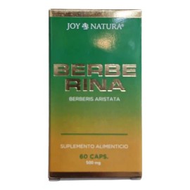 Berberina 60 Cápsulas Joy Natura Glucosa Sangre Colesterol Sabor N/a