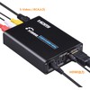 3RCA Composite/S to HDMI Converter, Supports 1080P, Composite 3RCA AV/S-Video