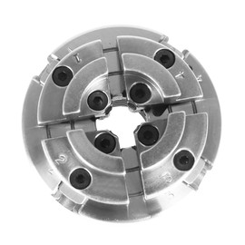 Timunr Chucks 2.75 Inch 4 Jaw Self-Centering Keyed Lathe Chuck Set Alloy Steel Woodworking Lathe Chuck with 1-Inch x 8TPI Thread
