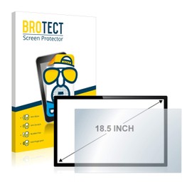 Brotect Matte Screen Protector for Touch Panels with 46.7 cm (18.4 inch) Screens [409 x 231 mm, Aspect Ratio 16: 9]