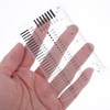IMIKEYA Chest Card Scale Film Ruler Transparent Defect Detection Tool